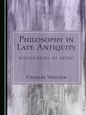 cover image of Philosophy in Late Antiquity